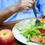 Asian Senior Old Lady Woman Patient Eating Breakfast Healthy Food Hospital 1000x500 1 150x150